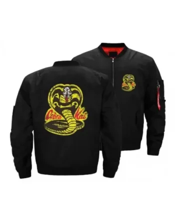 William Zabka Cobra Kai Johnny Lawrence Karate Kid SO4 Bomber Jacket