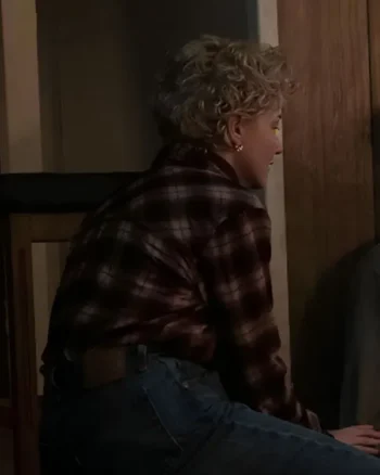 Wolf Man Julia Garner Plaid Shirt
