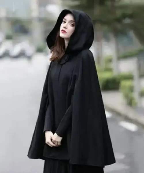Womens Halloween Cloak Cape Coat