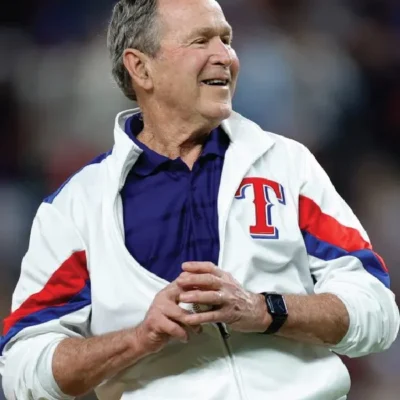 World Series Texas Rangers George W Bush Jacket