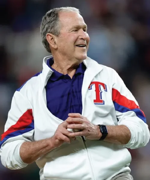 World Series Texas Rangers George W Bush Jacket