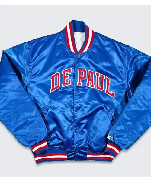 80’s Depaul Blue Demons Bomber Jacket