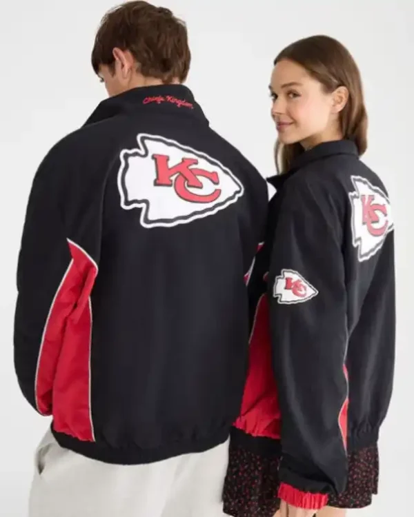 Aeropostale Kansas City Chiefs Black Track Jacket