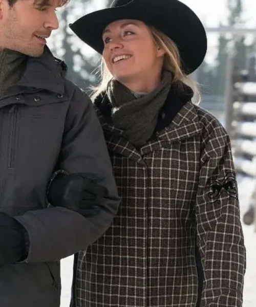 Amy Fleming Heartland Plaid Jacket