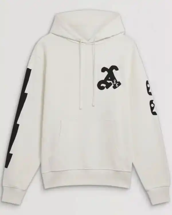 Arsenal N7 White Pre-Historic Hoodie