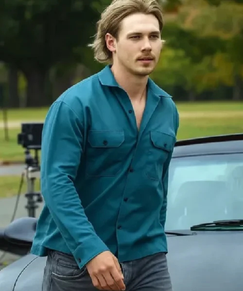Austin Butler Caught Stealing Blue Jacket