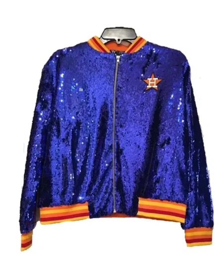 Baseball Team Houston Astros Sequin Jacket