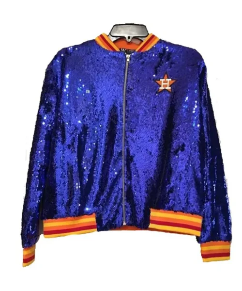 Baseball Team Houston Astros Sequin Jacket