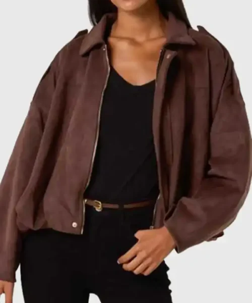 Blue Vanilla Suede Jacket