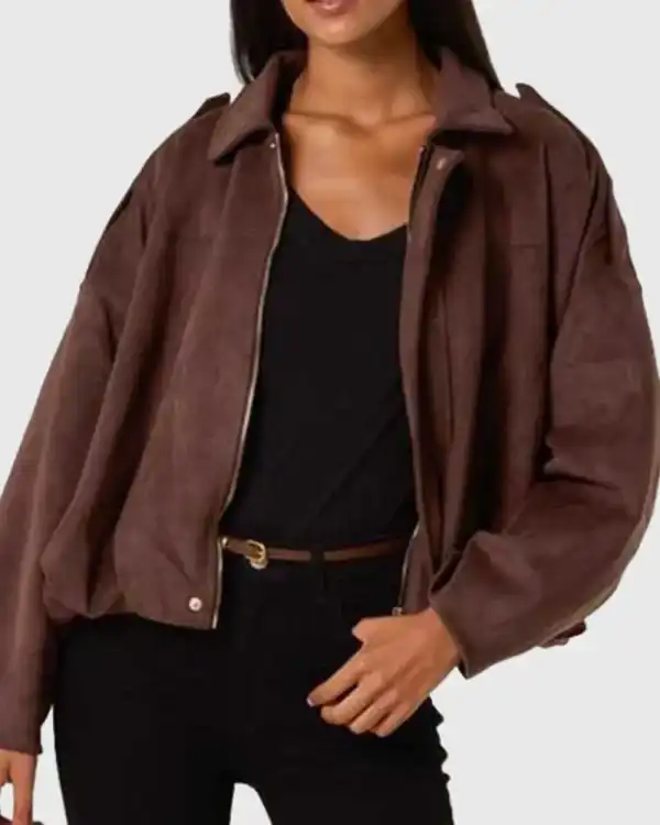 Blue Vanilla Suede Jacket