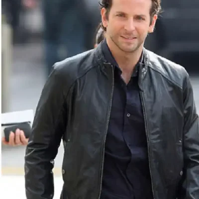 Bradley Cooper Limitless Leather Jacket