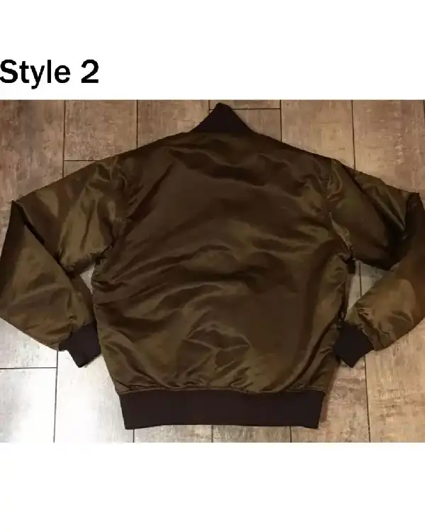 Buy Authentic San Diego Padres 1969 Satin Brown Bomber Jacket Sale back