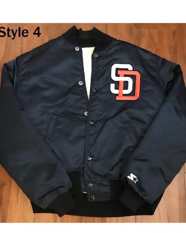 Buy Authentic San Diego Padres 1969 Satin Brown Bomber Jacket Sale