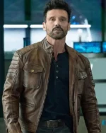 Buy Frank Grillo Boss Level Leather Jacket Sale