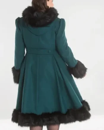 Buy Hell Bunny Elvira Coat Green Sale