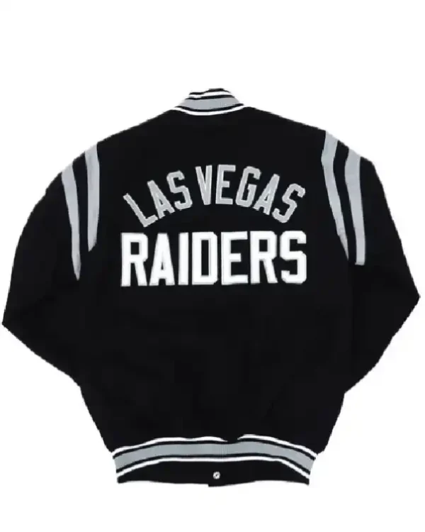 Las Vegas Raiders Tailback Black Varsity Jacket - Image 2