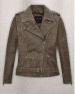 Buy Michelle Rodriguez Furious 7 Brown Leather Jacket Sale