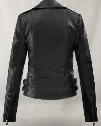 Buy Scarlett Johansson Black Widow Leather Jacket Sale Back