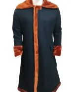 Buy Selena Gomez Black & White Leather Coat – Bold