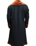 Buy Selena Gomez Black & White Leather Coat – Bold Monochrom