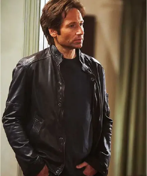 Californication Season 3 Hank Moody Leather Jacket 