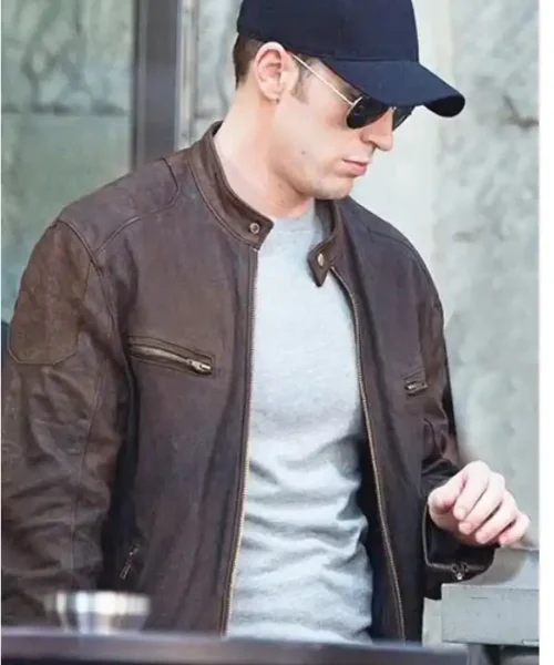 Captain America Civil War Chris Evans Leather Jacket