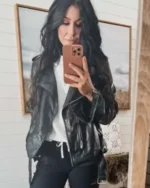 Chelsea DeBoer Down Home Fab S03 Biker Leather Jacket