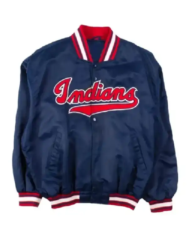 Cleveland Indians Navy Blue Bomber Jacket