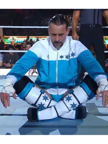 Cm-Punk-Star-Jacket-Blue-White