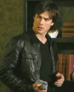 Damon Salvatore Leather Jacket