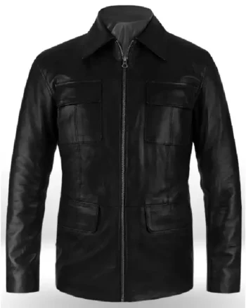 Damon Salvatore Leather Jacket - Image 2