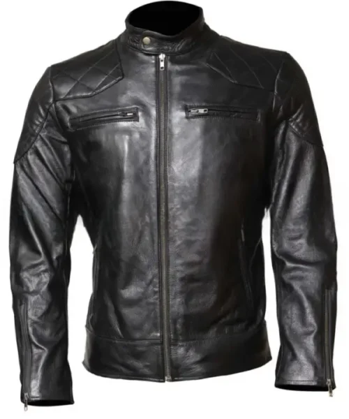David Black Leather Jacket