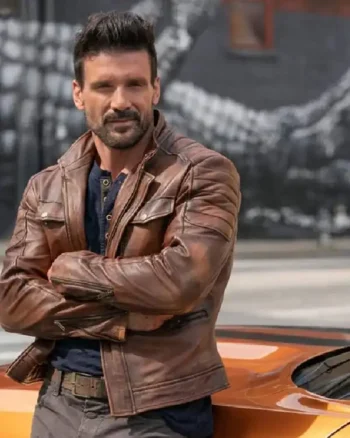 Frank Grillo Boss Level Leather Jacket
