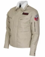 Ghostbusters Brown Cotton Jacket With Logo
