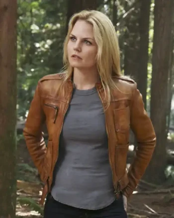 Jennifer Morrison Once Upon A Time Leather Jacket #2