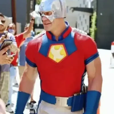 John Cena Suicide Squad Red and Blue Costume Jacket