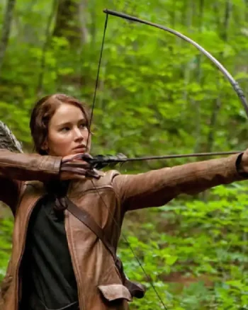 Katniss Hunger Games Leather Jacket