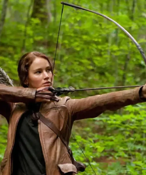 Katniss Hunger Games Leather Jacket