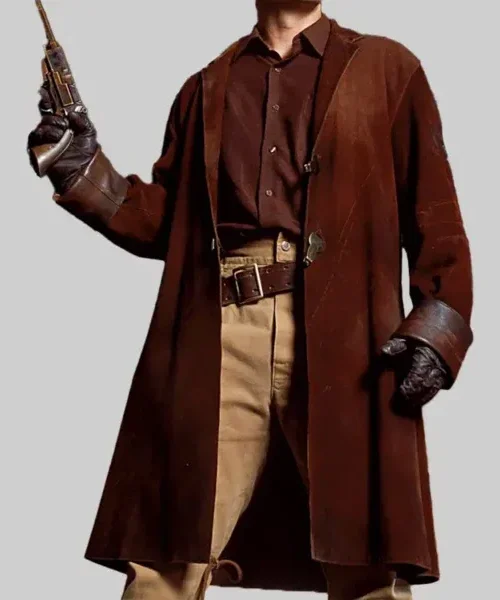 Malcolm Reynolds Firefly Brown Suede Coat