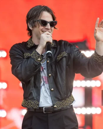 Mark-Foster-Olollapalooza-Chicago-Illinois-Black-Leather-Jacket