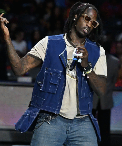 Mykko-Montana-Halftime-Performance-2025-Blue-Vest