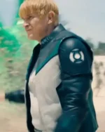 Nathan Fillion Movie Superman 2025 Green Lantern Leather Jacket