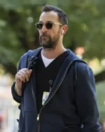 Noah Wyle TV-Series The Pitt 2025 Dr. Michael Robinavitch Blue Hoodie