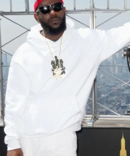 ODUMODUBLVCK Empire State Building White Hoodie