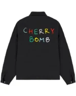 Order Black & Green Cherry Bomb Jacket by Golf Wang Sale Back