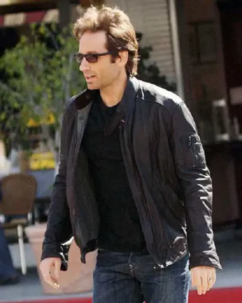 Order Californication Season 3 Hank Moody Leather Jacket Sale
