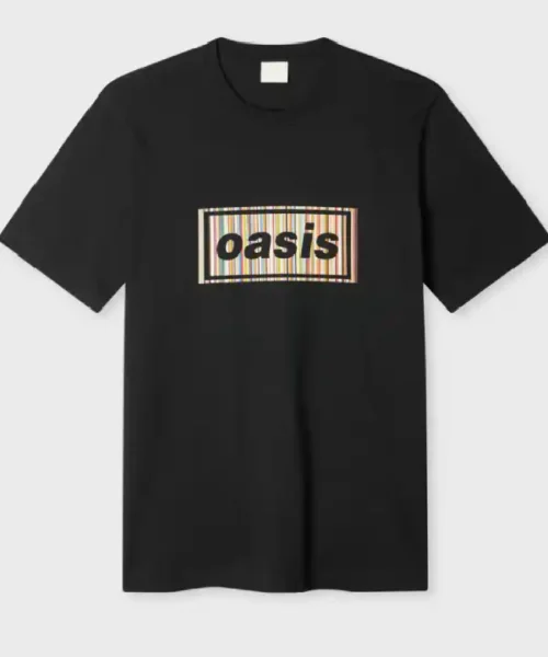 Paul Smith x Oasis Black Stripe Logo Tee