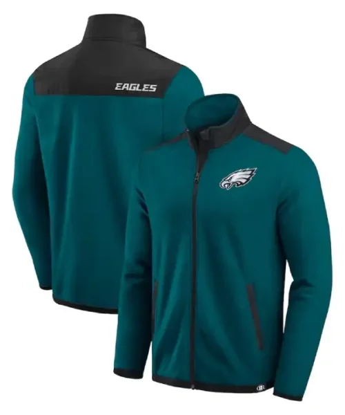 Philadelphia Eagles Color Block Polar Fleece Jacket