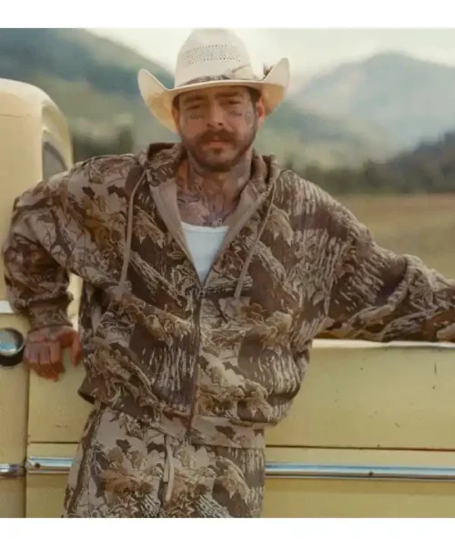 Post Malone Skims Realtree Camo Hoodie