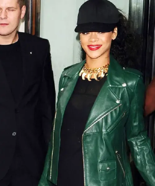 Rihanna Leather Jacket #1